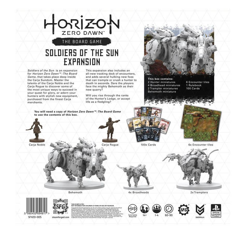 Horizon Zero Dawn: The Board Game - The Soldiers of the Sun Expansion