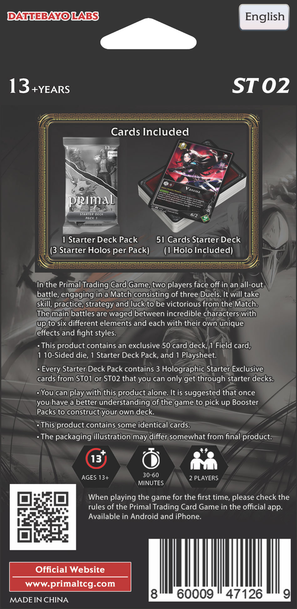 Primal TCG: Slayer Guild Starter Deck (ST02)