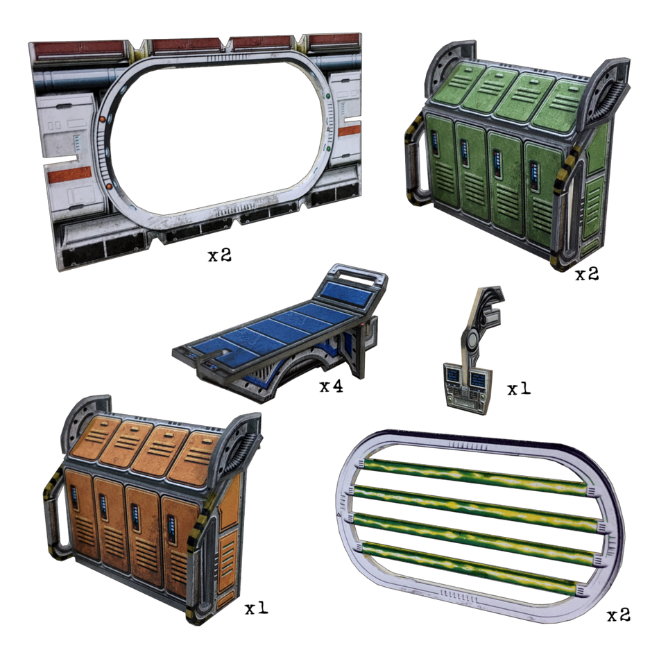 Battle Systems: Sci-Fi Detention Cells (Backorder)