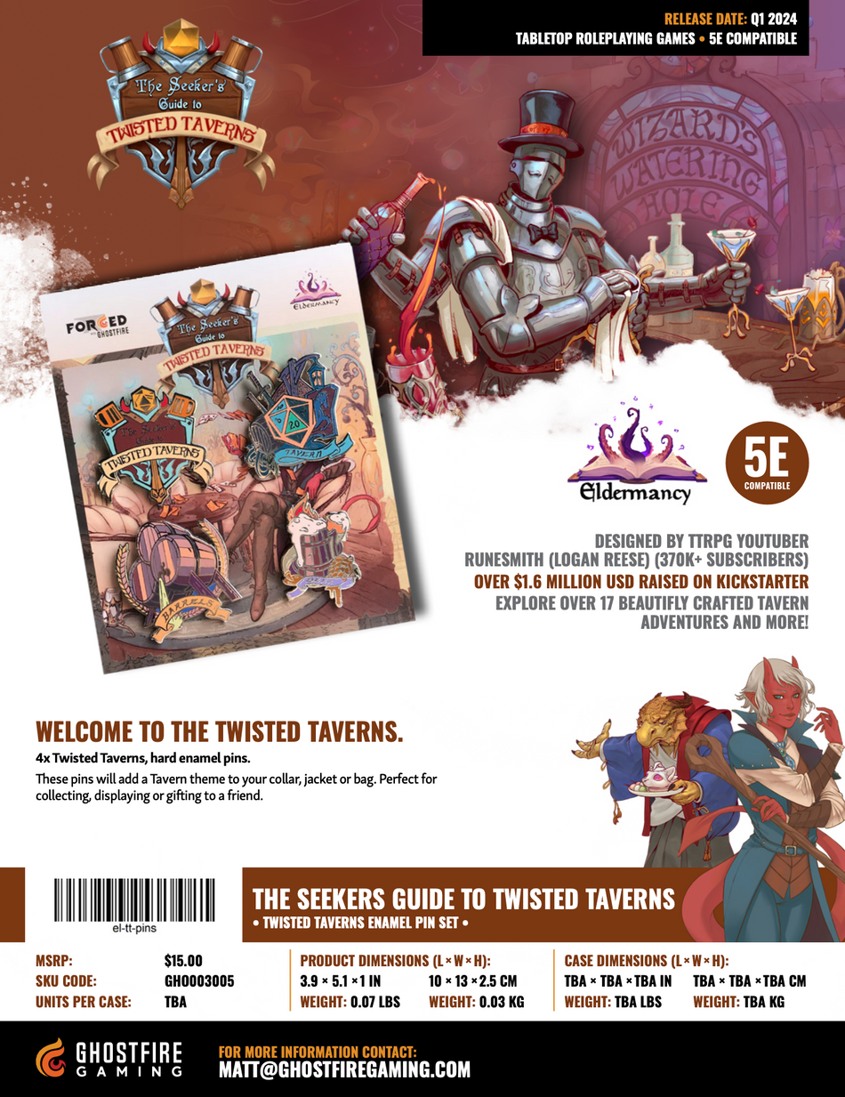 Twisted Taverns: Tavern Pin Set (Backorder)