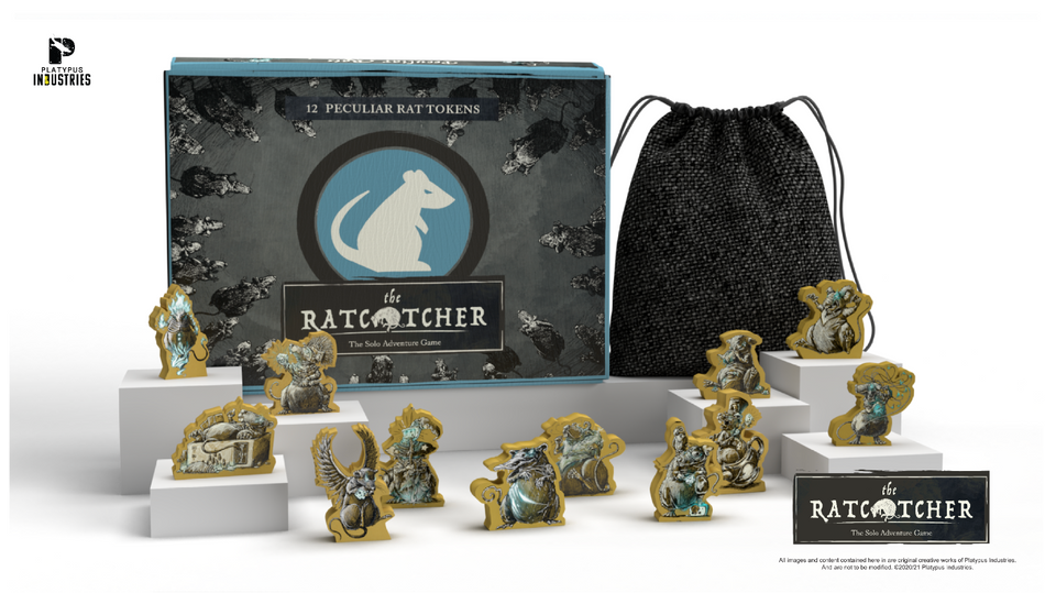 The Ratcatcher: Peculiar Rat Deluxe Token Set (Pre-order)