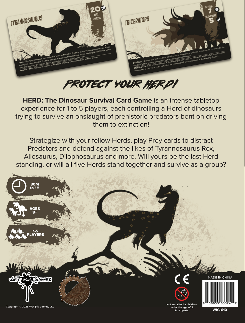 HERD: The Dinosaur Survival Card Game (Pre-Order)