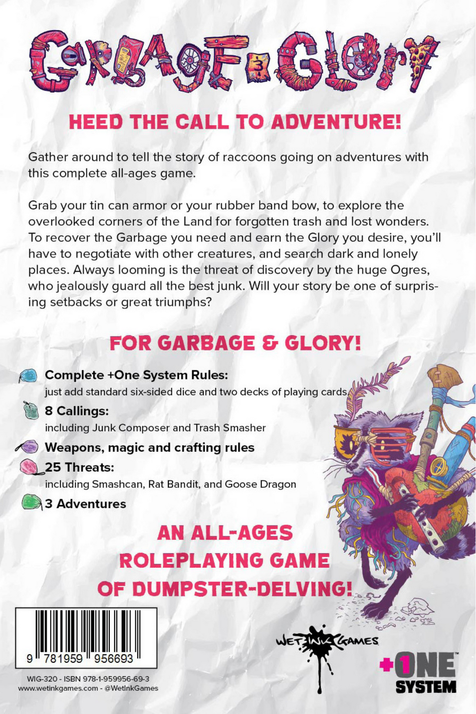 Garbage & Glory RPG (Pre-Order)
