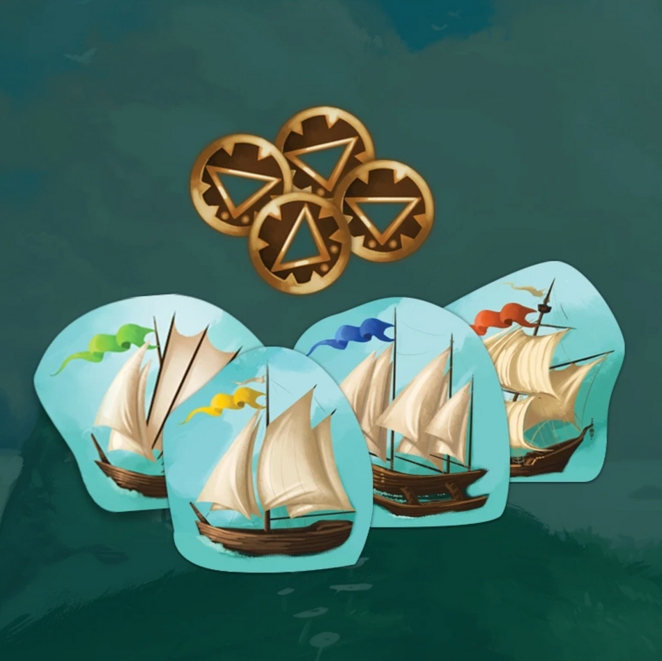 Islebound: Emerald Edition Deluxe Components