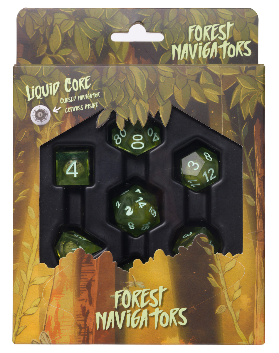 Encounters at a Glance: Into the Wild: Forest Navigators Dice Set (Pre-Order)
