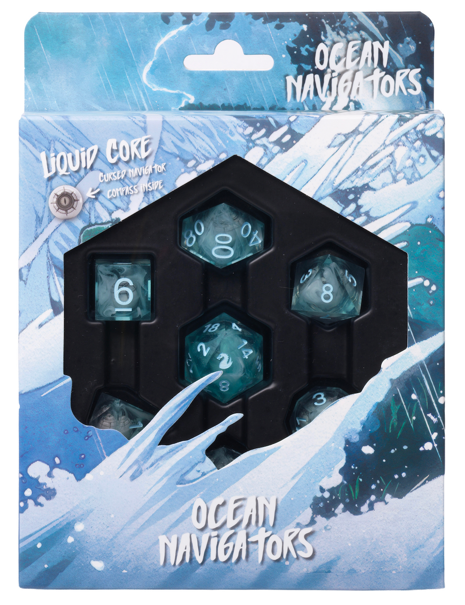 Encounters at a Glance: Into the Wild: Ocean Navigators Dice Set (Pre-Order)