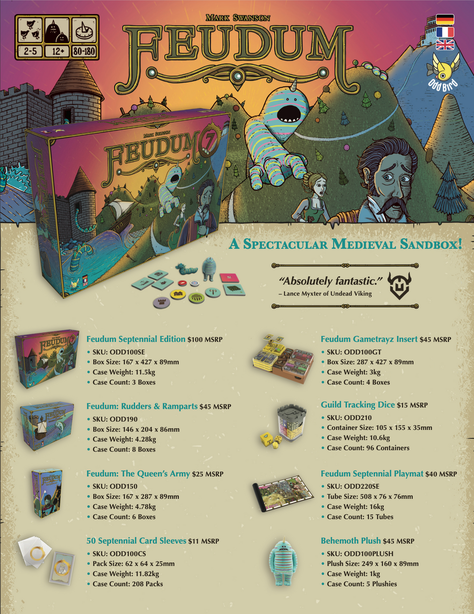 Feudum: Guild Tracking Dice