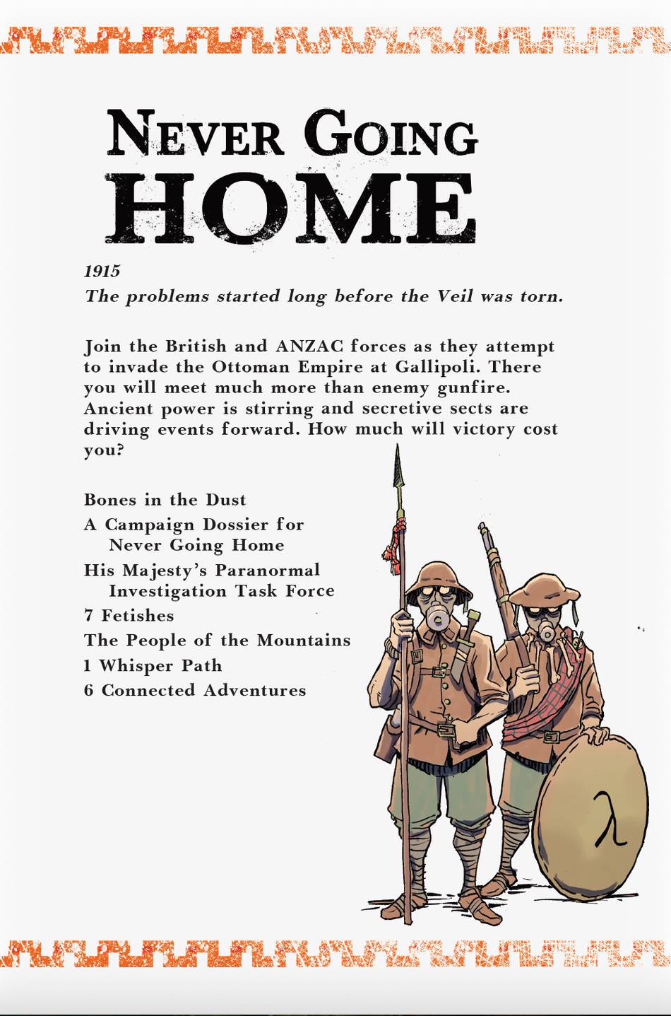 Never Going Home RPG: Bones in the Dust (Pre-Order)