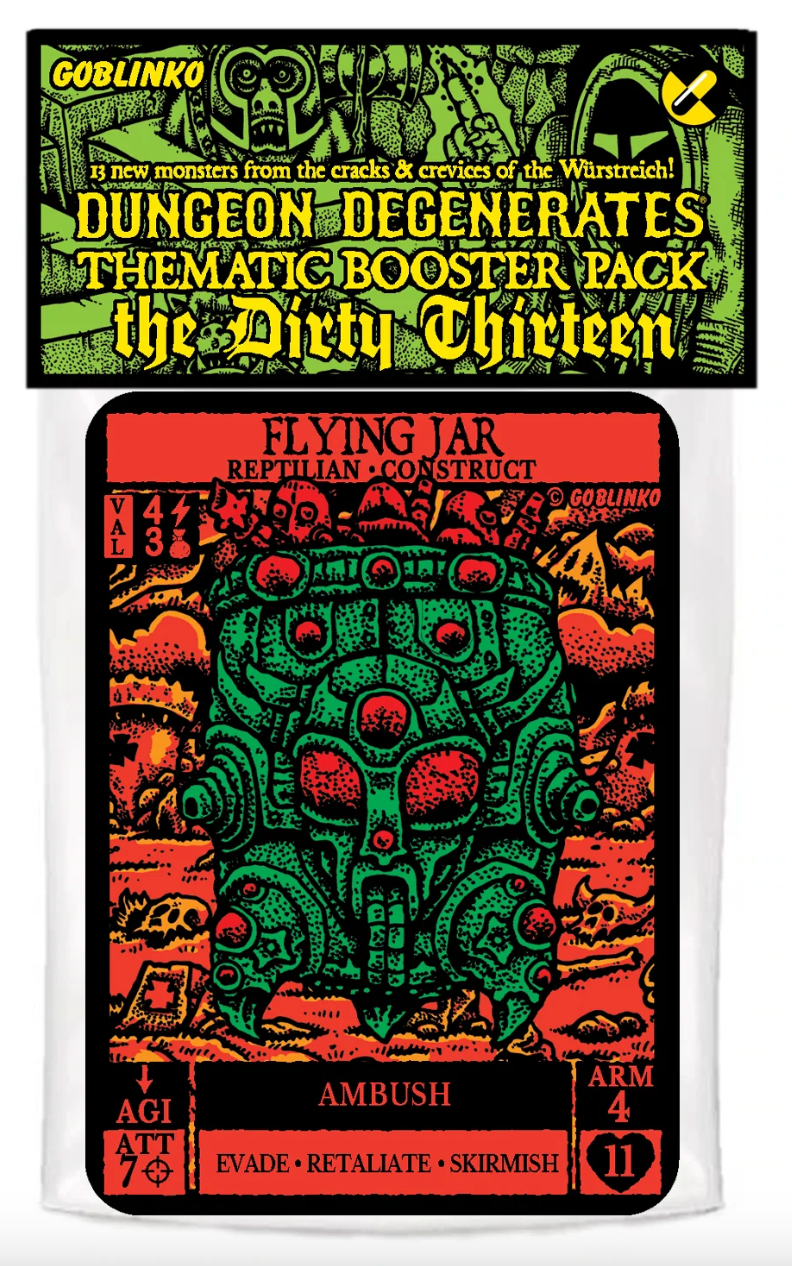 Dungeon Degenerates: The Dirty Thirteen booster (Pre-order)