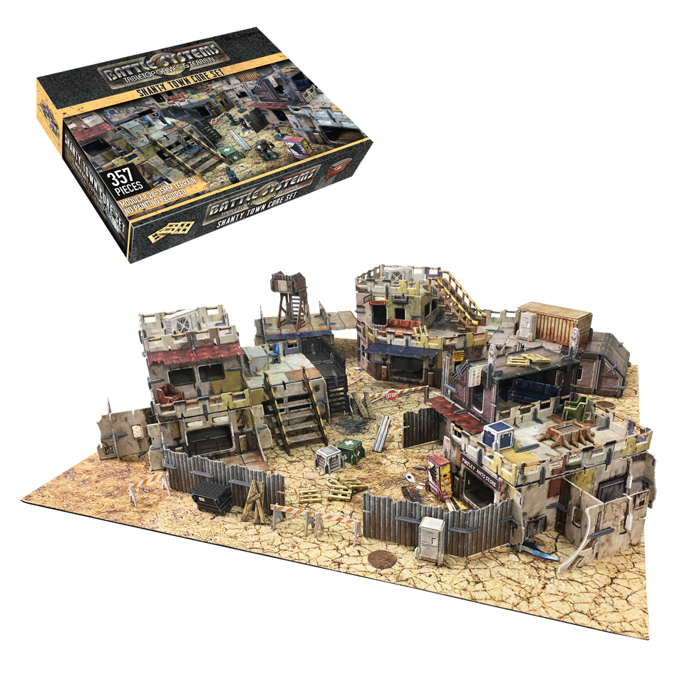 Battle Systems: Urban Shanty Town Core Set - Demo Copy (Backorder)