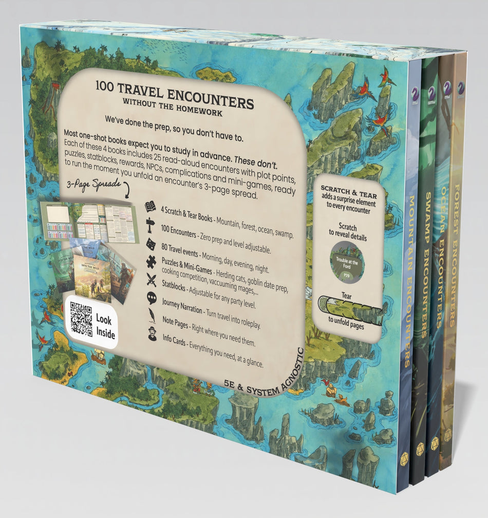 Encounters at a Glance: Into the Wild: Sleeved Biome Book Bundle - Scratch & Tear Edition (Pre-Order)