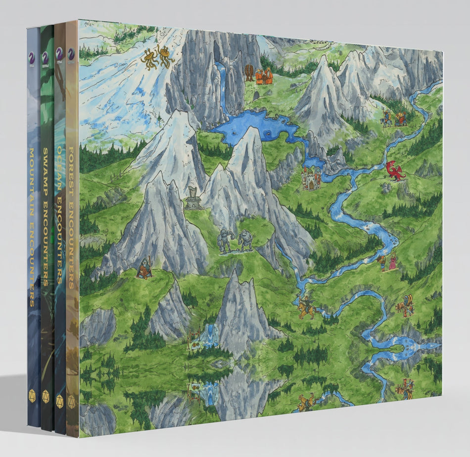 Encounters at a Glance: Into the Wild: Sleeved Biome Book Bundle - Scratch & Fold Edition (Pre-Order)