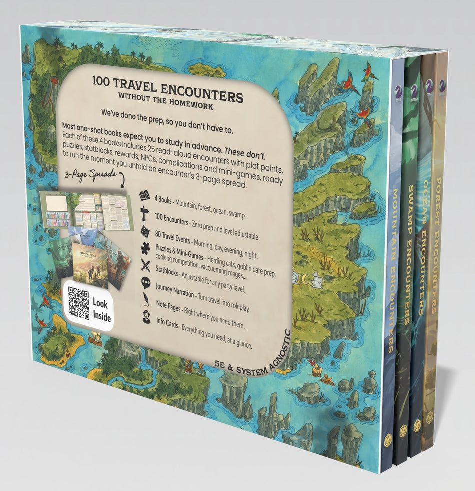 Encounters at a Glance: Into the Wild: Sleeved Biome Book Bundle - Scratch & Fold Edition (Pre-Order)