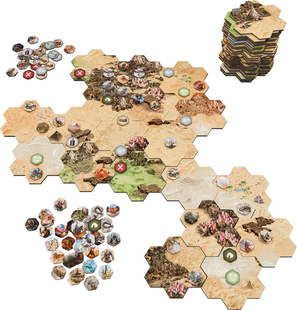 HEXplore It: The Sands of Shurax Map Pack (Pre-Order)
