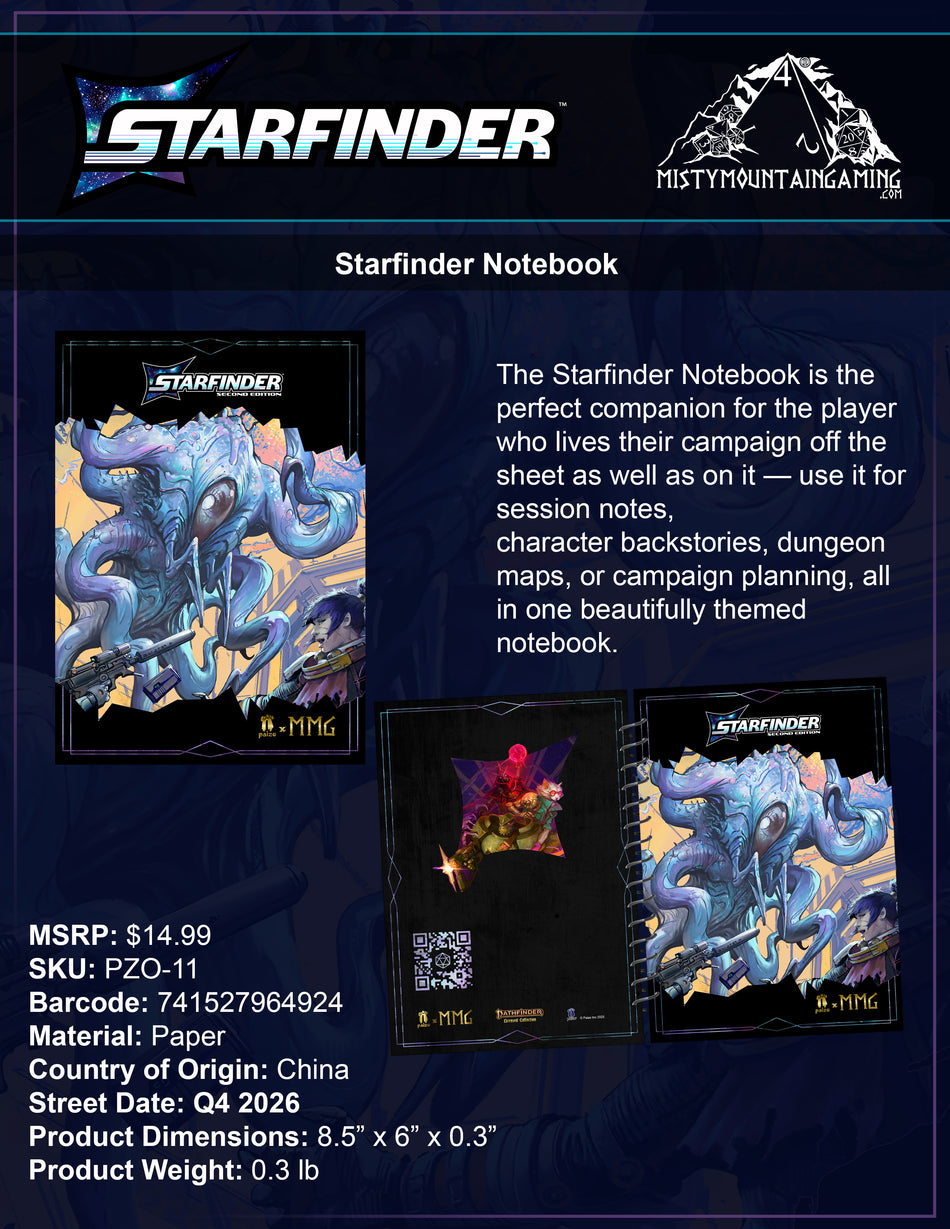 Starfinder Notebook (Pre-Order)