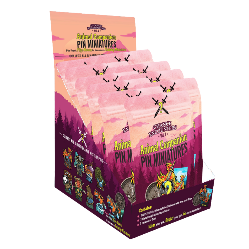 Chance Encounters: Animal Companion Pin Miniatures - Volume 2 (Case of 10) (Pre-Order)