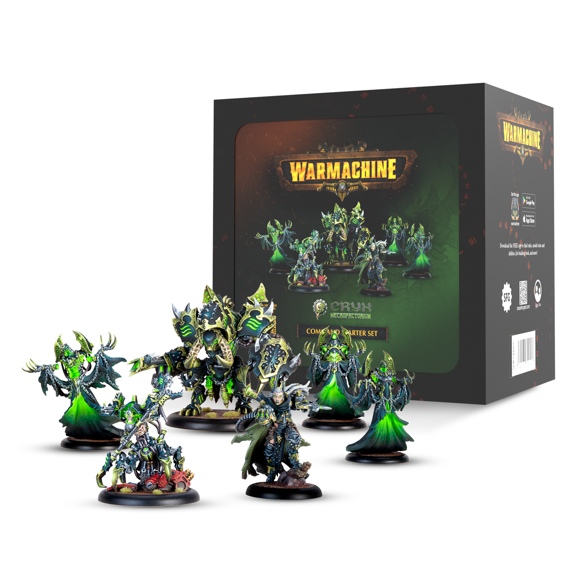 Warmachine Cryx Bane Warriors x6 + Officer + Standard Warmachine Cryx Bane Warriors x6 + Officer + Standard