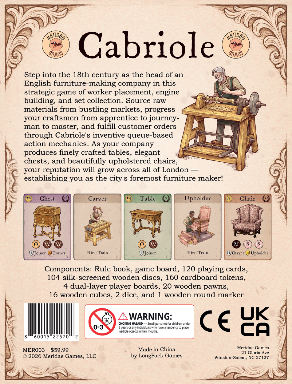 Cabriole (Pre-Order)