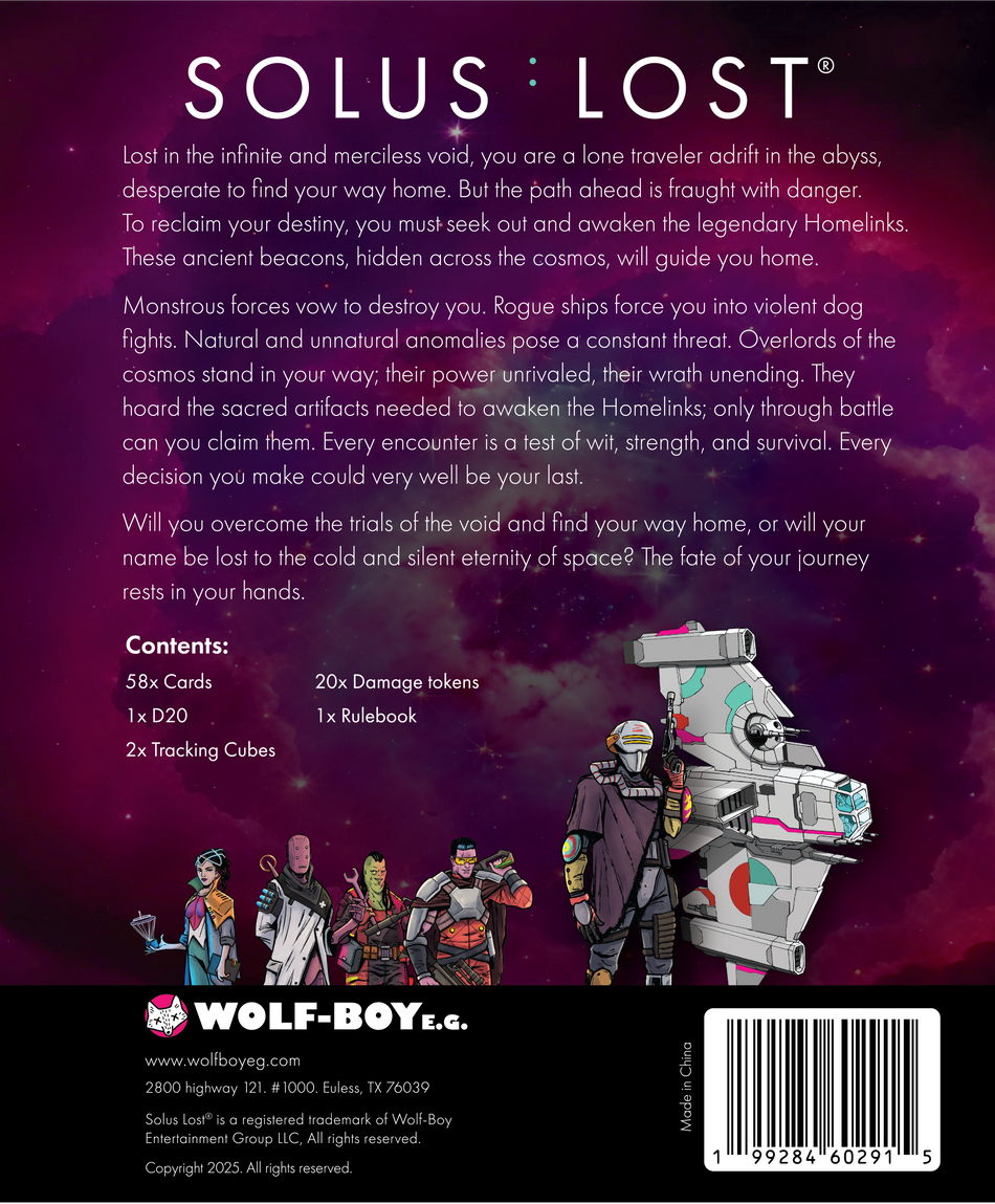 Solus: Lost - Second Edition (Pre-Order)