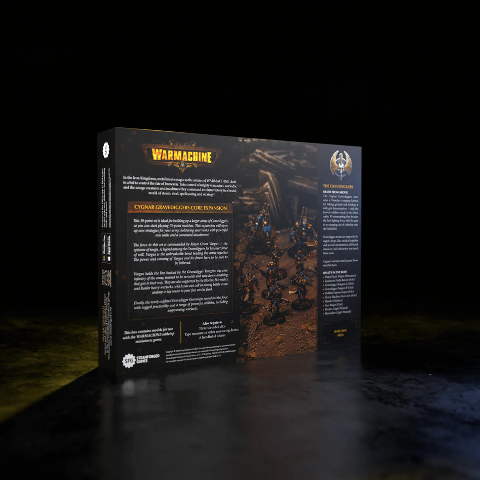 Warmachine: Cygnar Gravediggers Core Expansion (Backorder)