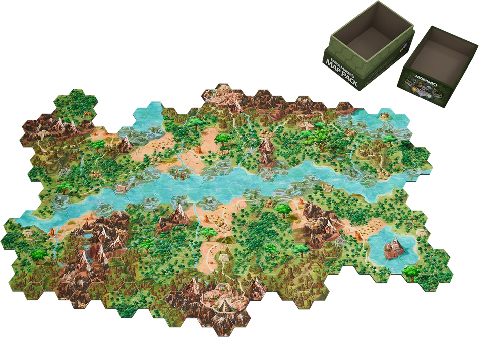 HEXplore It: The Mountains of Godai - Caprakan Map Pack (Pre-Order)