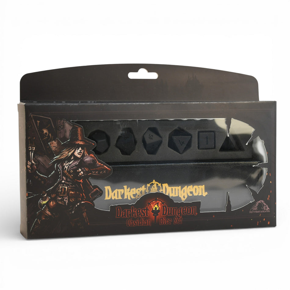 Darkest Dungeon Obsidian Dice Set (Pre-Order)