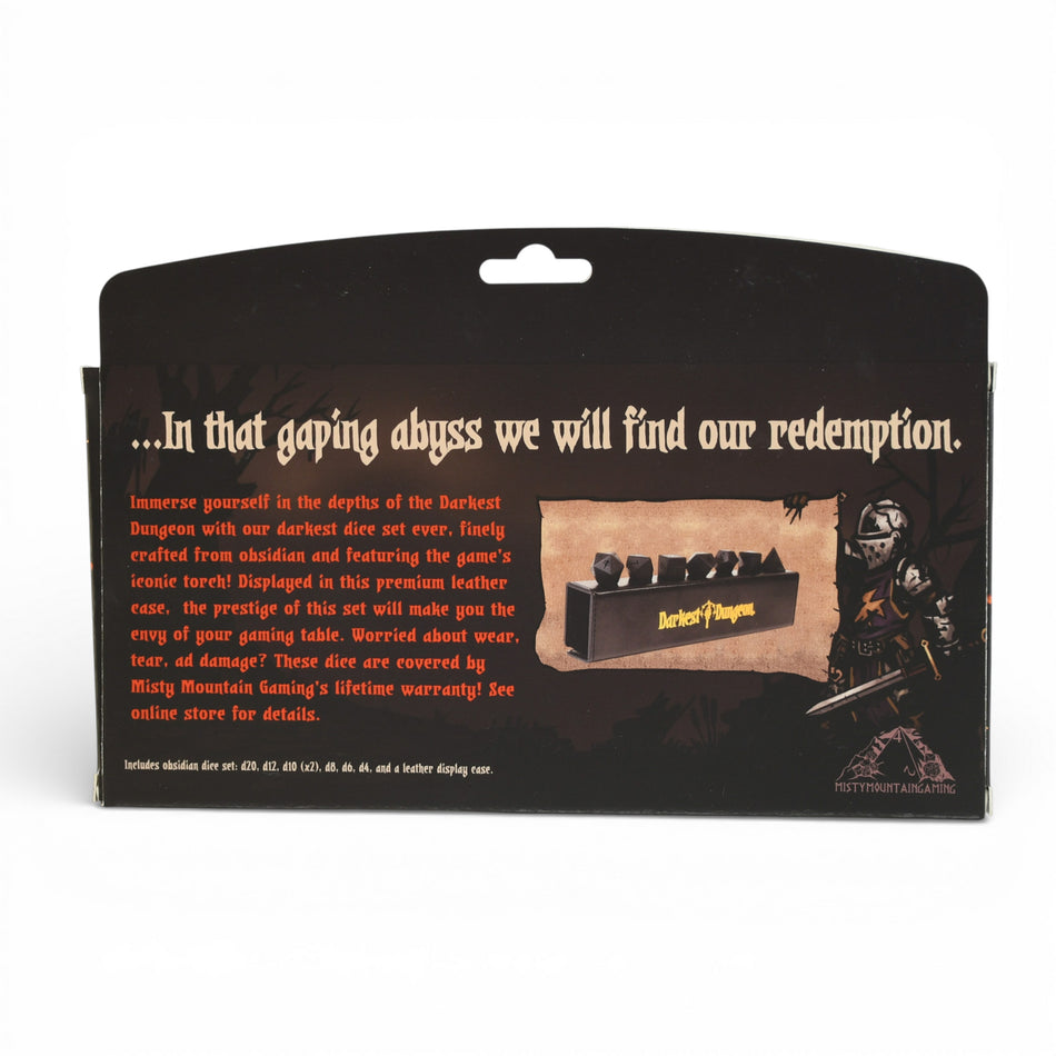 Darkest Dungeon Obsidian Dice Set (Pre-Order)