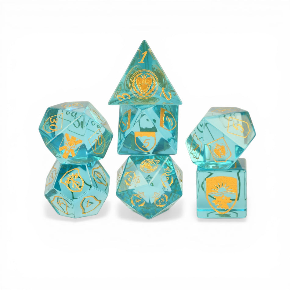 Frieren: Beyond Journey's End Glass Dice Set (Pre-Order)