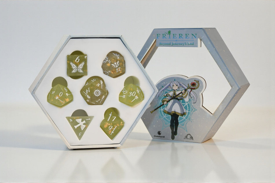 Frieren: Beyond Journey's End Sharp-Edge Resin Dice Set (Pre-Order)