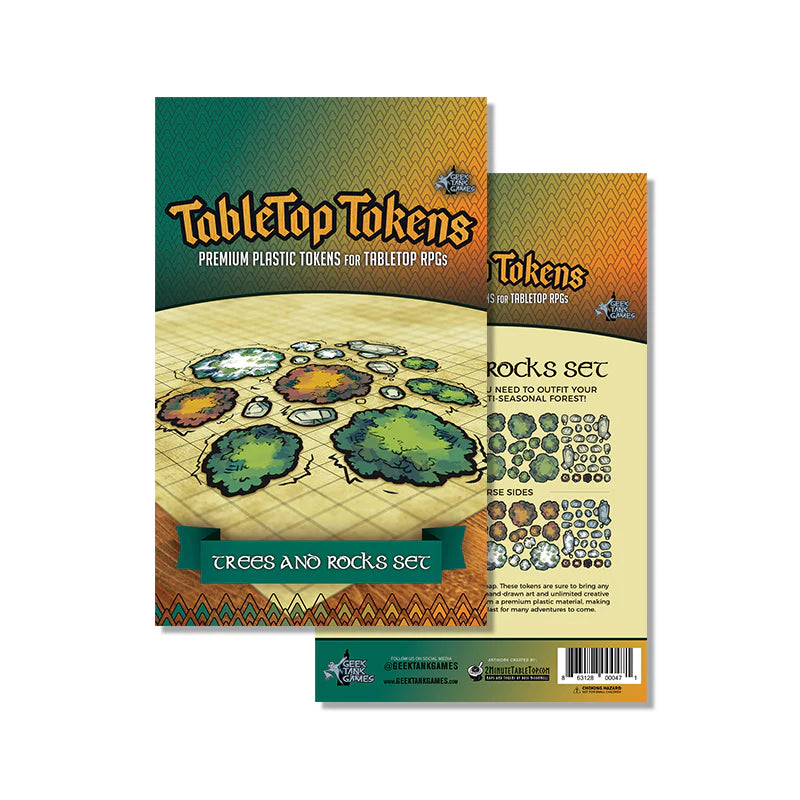 GTG Minis: Tabletop Tokens Trees and Rocks Set