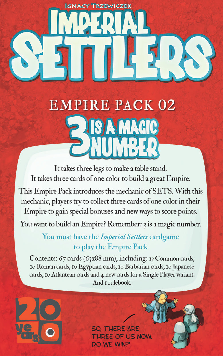 Imperial Settlers: 3 is a Magic Number Empire Pack (Backorder)