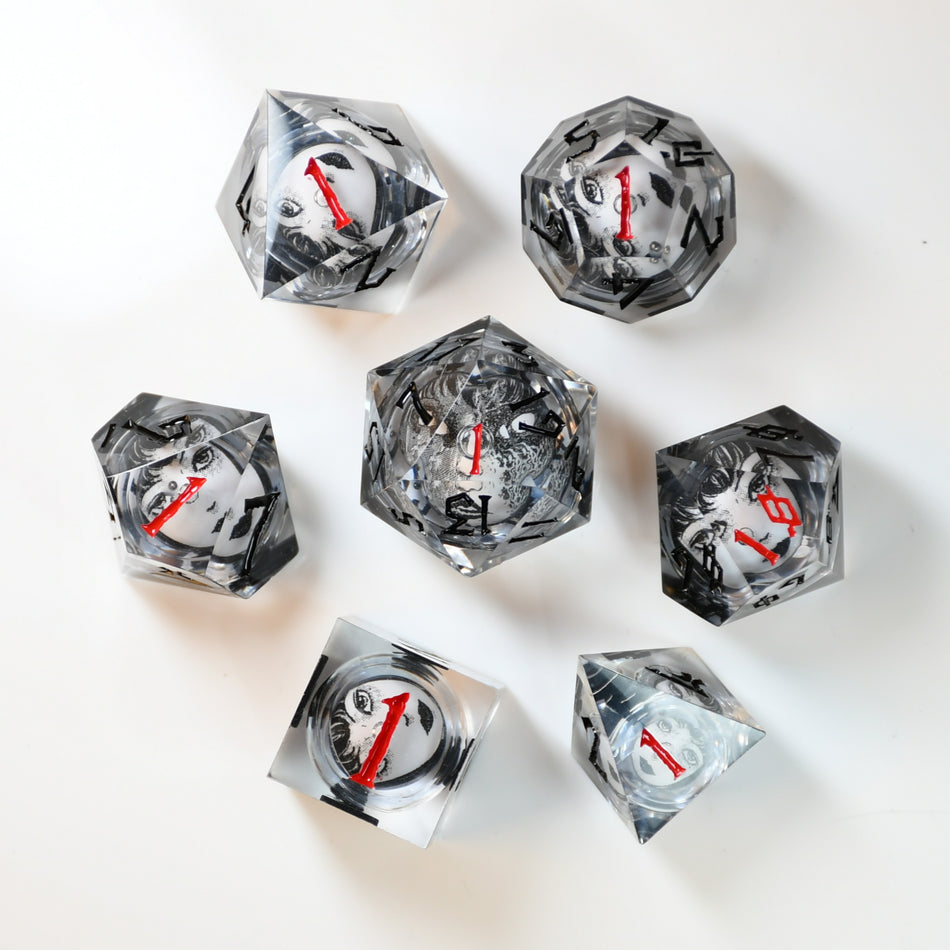 Junji Ito Liquid Core Dice Set (Pre-Order)