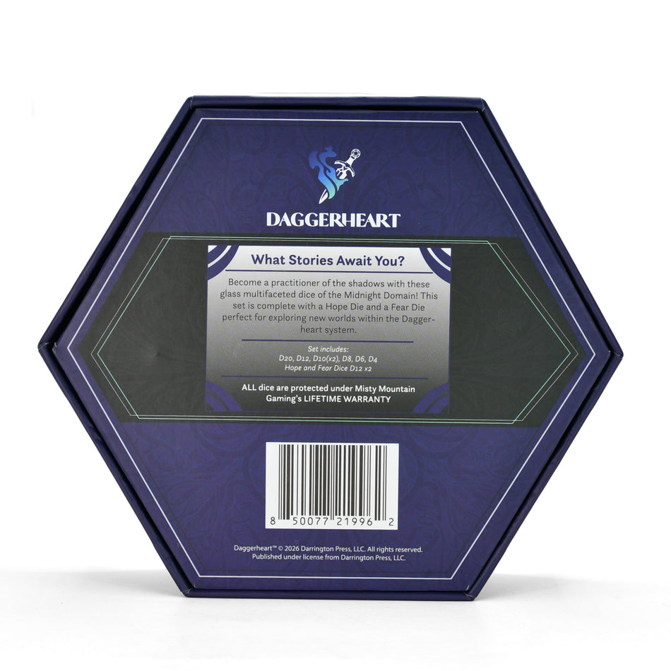 Daggerheart Dice Set: Midnight Domain (Pre-Order)