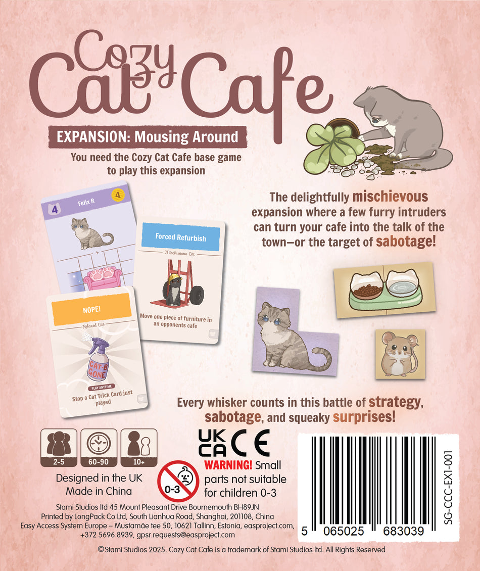 Cozy Cat Cafe: Mousing Around Expansion (Pre-Order)