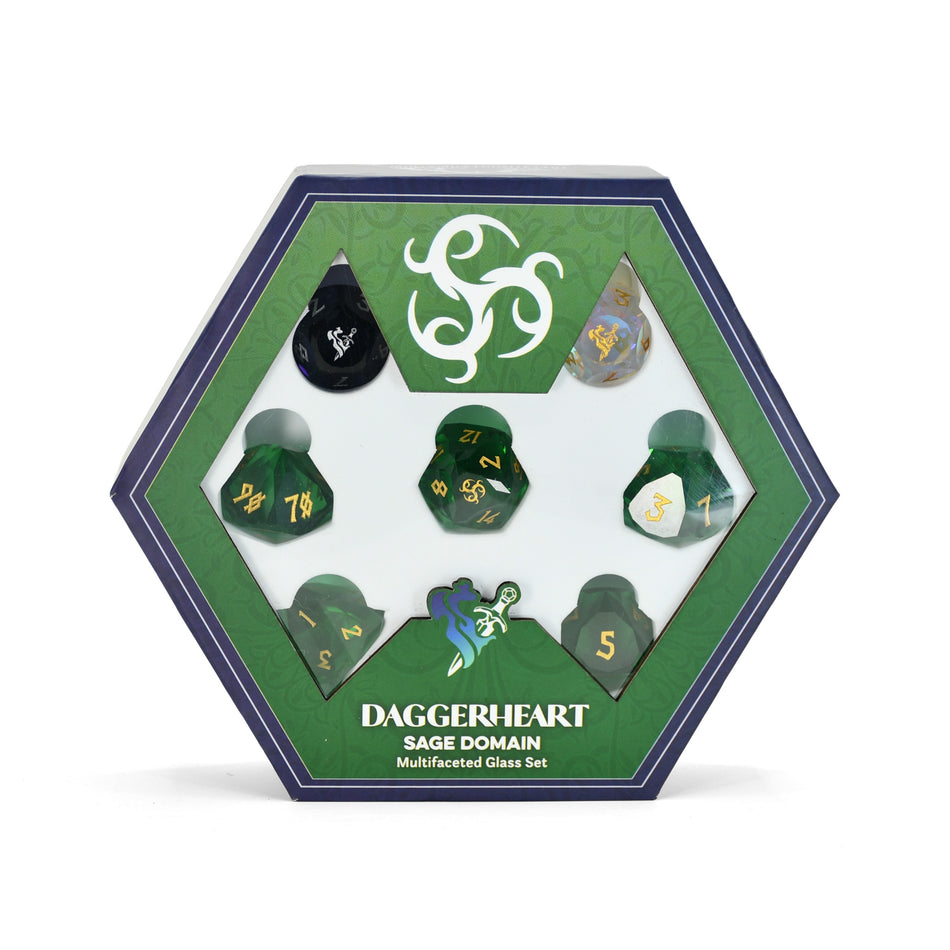 Sage Domain Multifaceted Daggerheart Dice Set (Pre-Order)