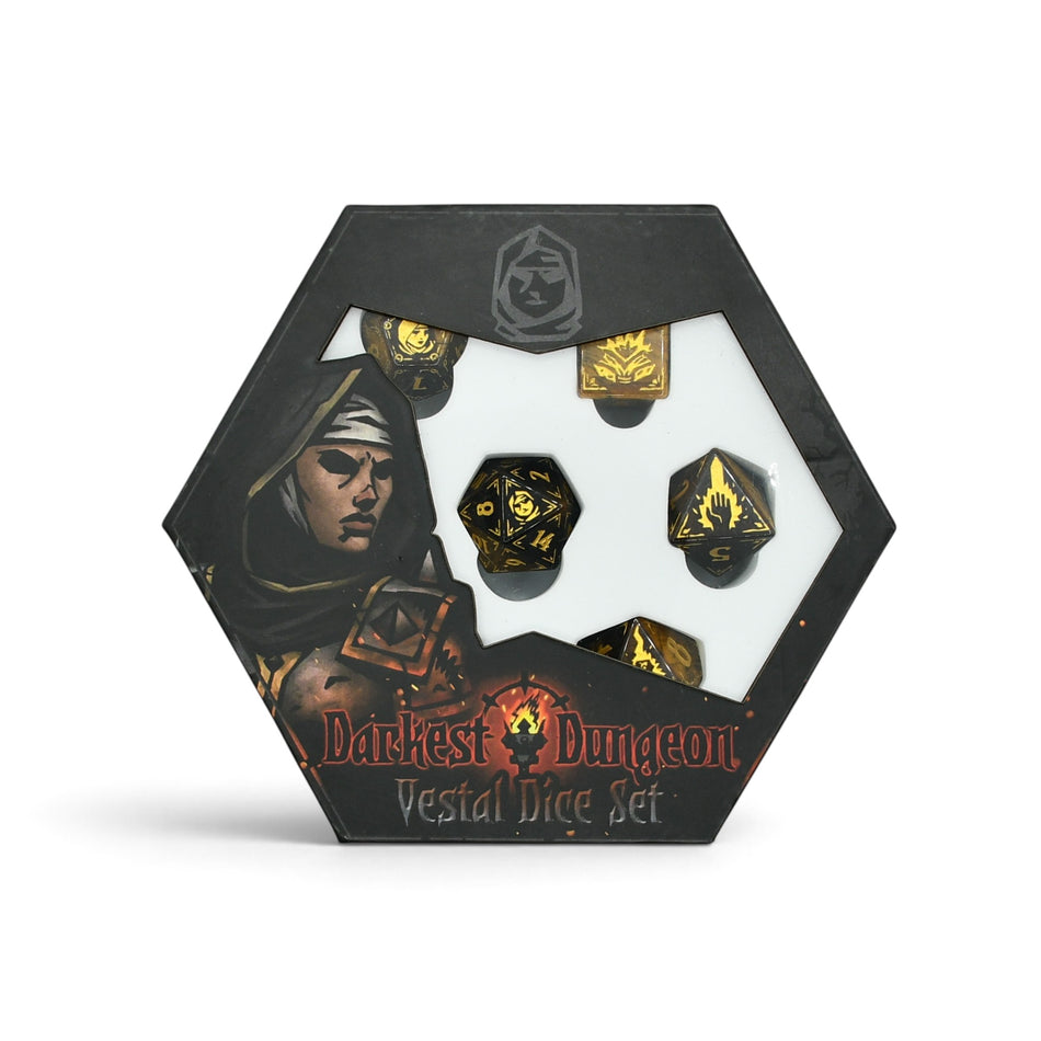 Darkest Dungeon Vestal Dice Set (Pre-Order)